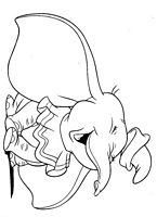 kolorowanki Dumbo do wydruku Disney malowanka numer 9